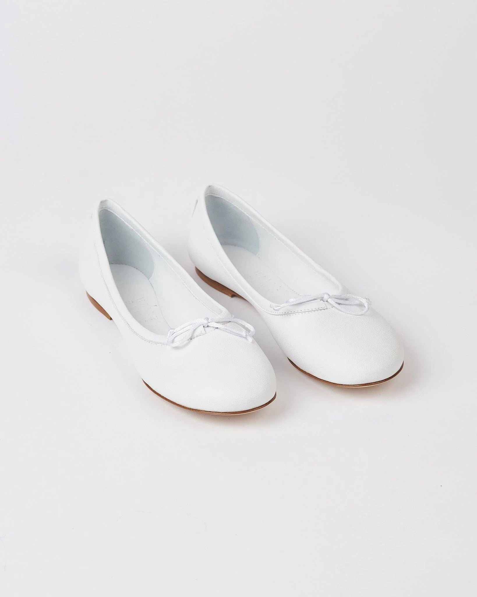 the ballet slipper in white.
