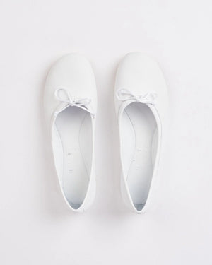 the ballet slipper in white.