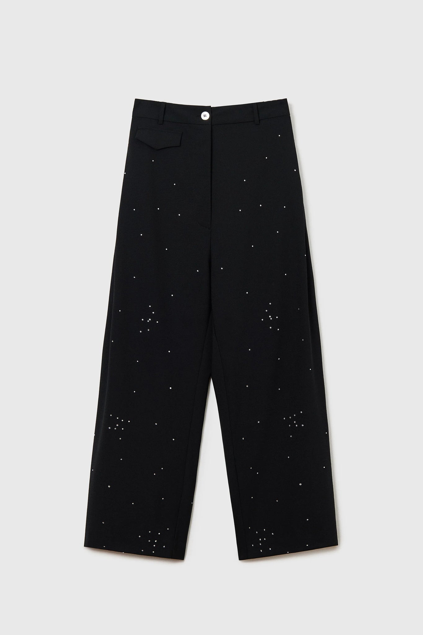 Embellished Tailoring Pants in Black